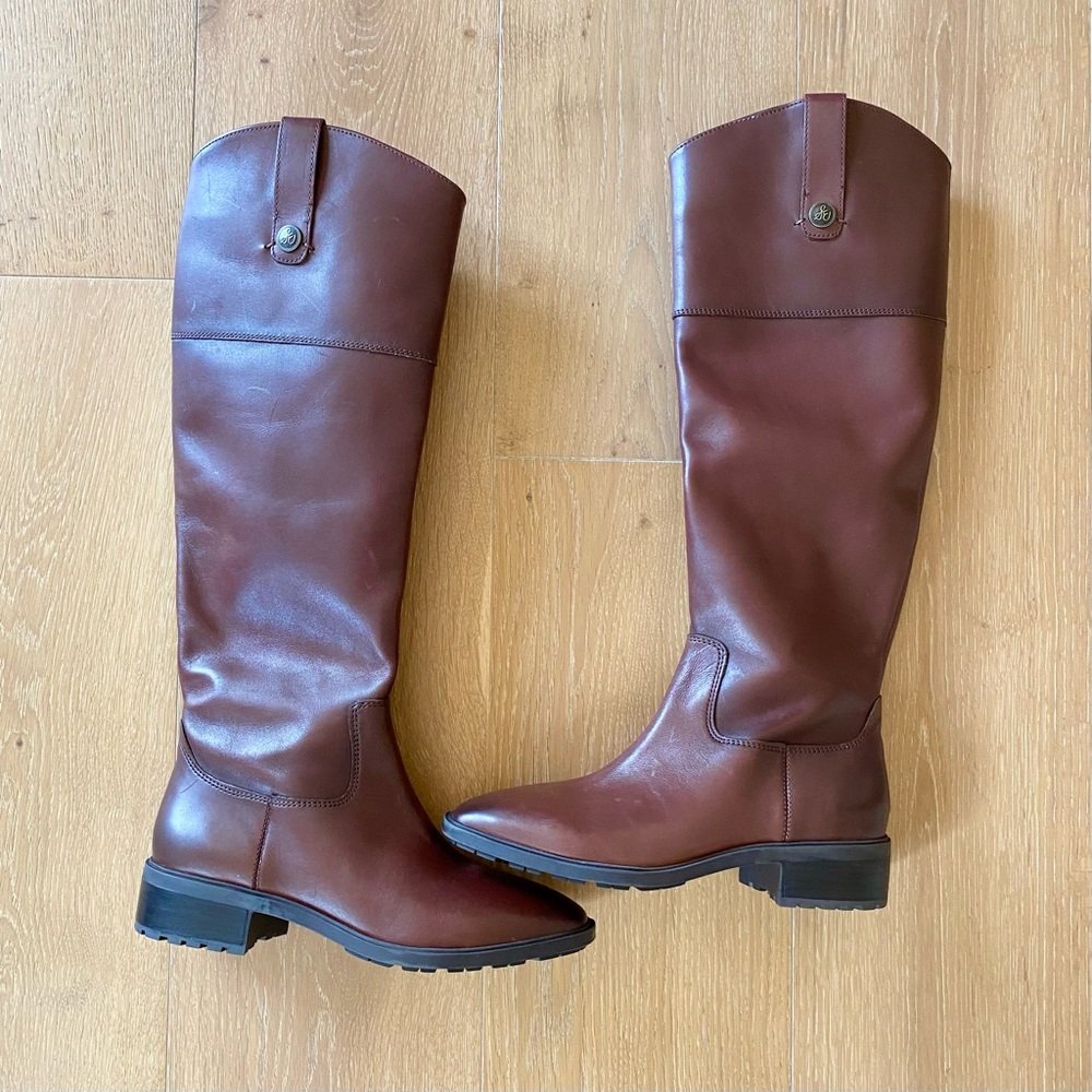 Sam Edelman Drina Leather Knee High Boot